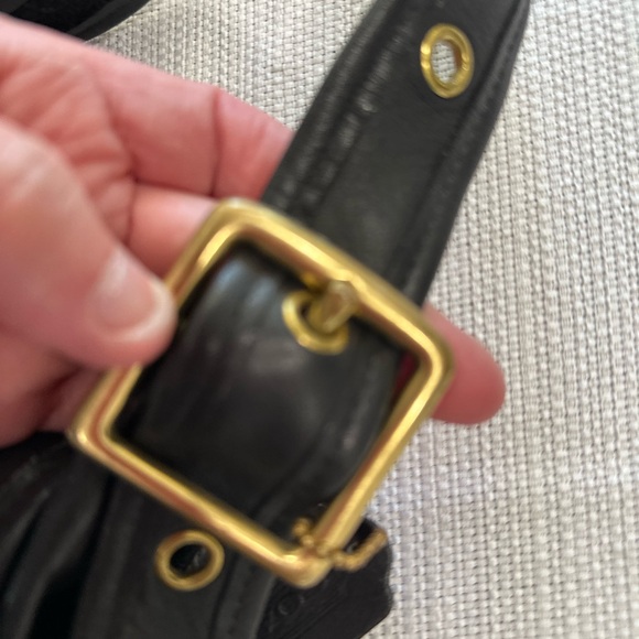 Coach Vintage Black Leather Women's Satchel - Picture 14 of 16